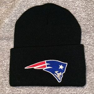 New England Patriots beanie hat